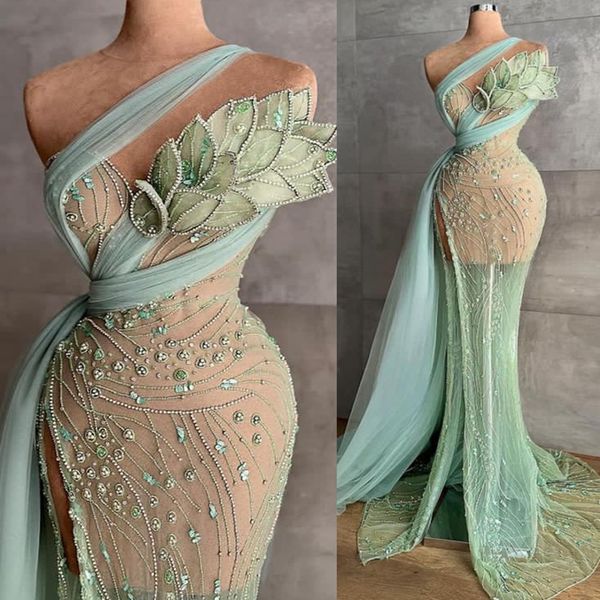 2023 aso ebi sage mermaid prom dress beaded sequined lace evening formal party second reception birthday engagement gowns dresses robe de so, Black
2023 aso ebi sage mermaid prom dress beaded sequined lace evening formal party second reception birthday engagement gowns dresses robe de so, Black