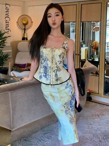 two piece dress fashion floral print lece up slim women 2piece sets squar collar sleeveless backless skirt suits elagnt female outfits 23072, White
two piece dress fashion floral print lece up slim women 2piece sets squar collar sleeveless backless skirt suits elagnt female outfits 23072, White