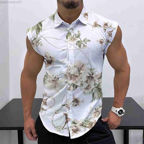 men's casual shirts 2023 summer new men's sleeveless shirt fashion trend hd 3d printing street leisure beach holiday party button, White;black
men's casual shirts 2023 summer new men's sleeveless shirt fashion trend hd 3d printing street leisure beach holiday party button, White;black
