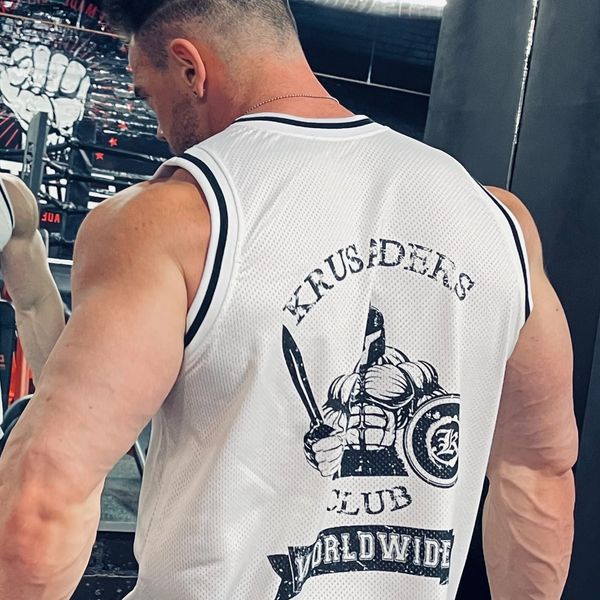 men' tank muscle men tank sleeveless shirt mesh fabric breathable quick dry for men basketball fitness gym workout tank tee 230721, White;black
men' tank muscle men tank sleeveless shirt mesh fabric breathable quick dry for men basketball fitness gym workout tank tee 230721, White;black