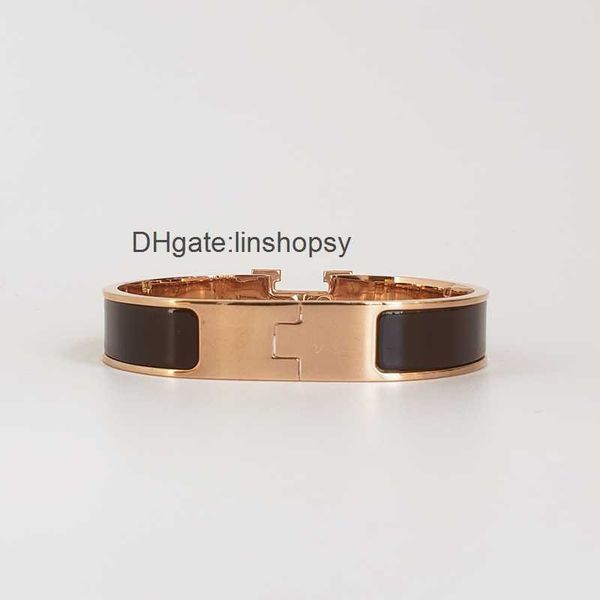 jewelry classic h bracelet 18k gold bangle for men enamel bracelet men women cuff bracelet lover's bracelet 12mm wide with gift bag, Black
jewelry classic h bracelet 18k gold bangle for men enamel bracelet men women cuff bracelet lover's bracelet 12mm wide with gift bag, Black
