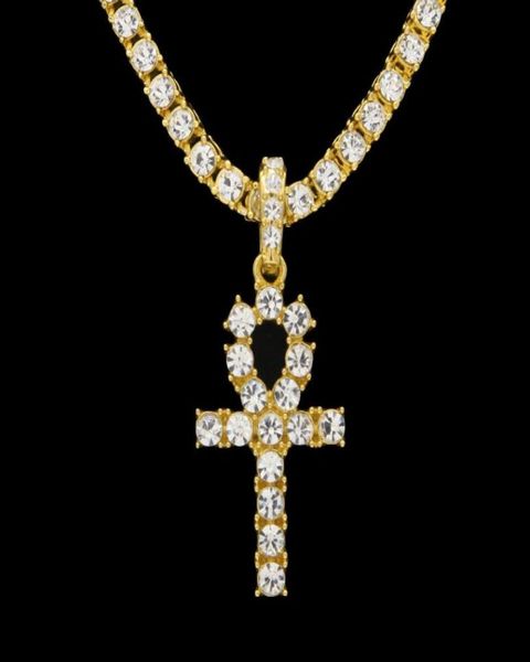 egyptian ankh key of life necklaces mens iced out bling crystal cross pendant gold silver tennis chain for women rapper hip hop je3740697
egyptian ankh key of life necklaces mens iced out bling crystal cross pendant gold silver tennis chain for women rapper hip hop je3740697