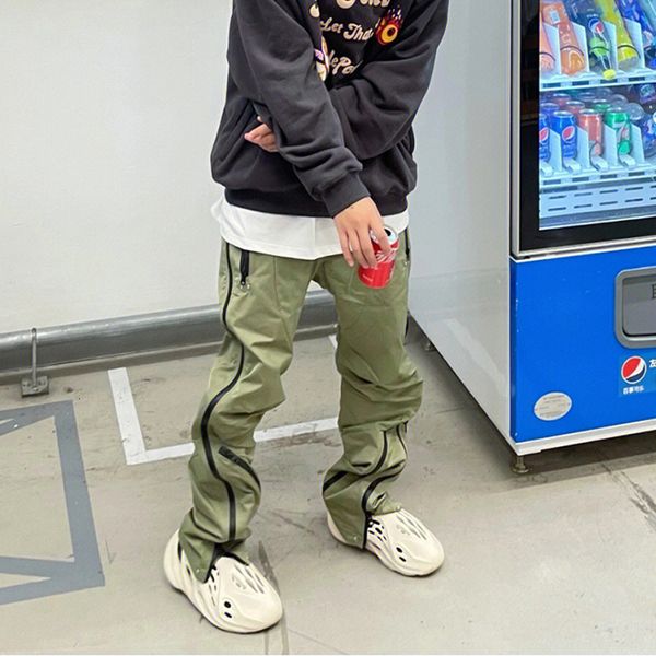 men's pants vibe style nylon rubber pressing joggers men's urban streetwear fashionable adjustable zipper up functional cargo trou, Black
men's pants vibe style nylon rubber pressing joggers men's urban streetwear fashionable adjustable zipper up functional cargo trou, Black