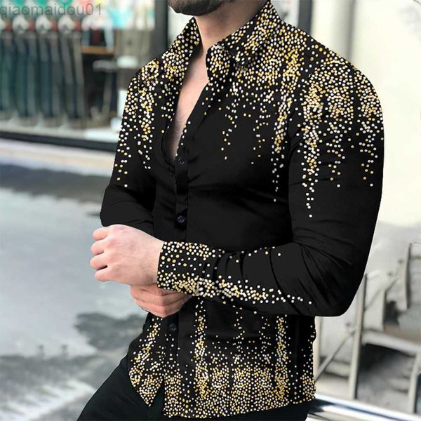 men's casual shirts male shirt fashion formal long sleeve mens slim fit vintage t-shirts 3d print shirt baroque button down fashion l23, White;black
men's casual shirts male shirt fashion formal long sleeve mens slim fit vintage t-shirts 3d print shirt baroque button down fashion l23, White;black