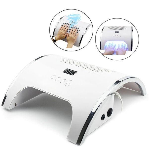 80w 2-in-1 nail lamp & nail dust collector manicure with two powerful fan 36 leds dryer vacuum cleaner manicure tools308w, Silver
80w 2-in-1 nail lamp & nail dust collector manicure with two powerful fan 36 leds dryer vacuum cleaner manicure tools308w, Silver