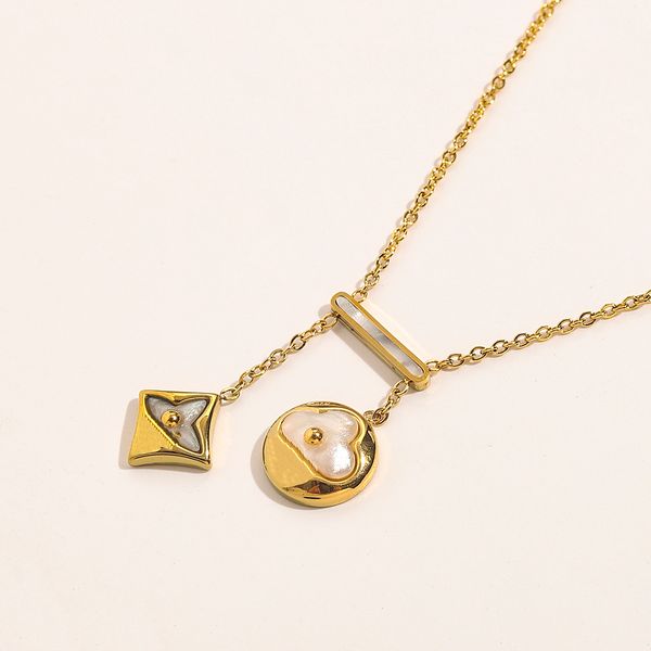 designer four-leaf clover white fritillaria necklace 18k gold plated luxury jewelry charming women gift necklace 2023 stainless steel gold n, Silver
designer four-leaf clover white fritillaria necklace 18k gold plated luxury jewelry charming women gift necklace 2023 stainless steel gold n, Silver