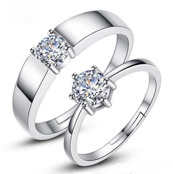 forever love wedding ring pair couple women men jewelry adjustable size silver plated fashion rings will and sandy1721854
forever love wedding ring pair couple women men jewelry adjustable size silver plated fashion rings will and sandy1721854