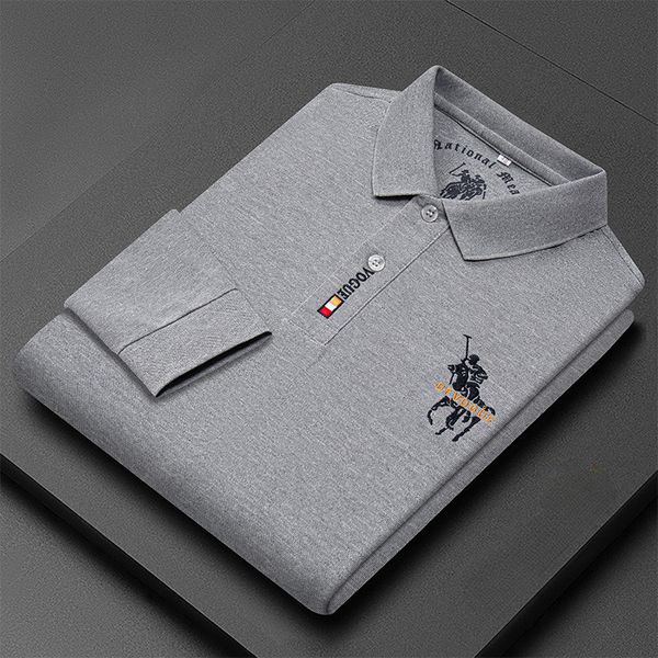 men s polos 8 colors 2023 spring polo shirt long sleeve lapel fashion embroidery business trend breathable shirts 230721, White;black
men s polos 8 colors 2023 spring polo shirt long sleeve lapel fashion embroidery business trend breathable shirts 230721, White;black
