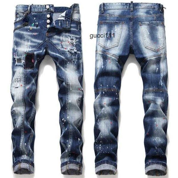 panelled jeans washed d2 rips stretch black dsq fashion slim fit dsquare motocycle denim pants 2 hip mens hop trousers 2 s s pus, Blue
panelled jeans washed d2 rips stretch black dsq fashion slim fit dsquare motocycle denim pants 2 hip mens hop trousers 2 s s pus, Blue