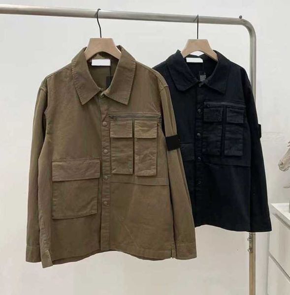 women's outerwear designer badges zipper shirt jacket loose style spring autumn mens oxford breathable portable high street stones clot, Black;brown
women's outerwear designer badges zipper shirt jacket loose style spring autumn mens oxford breathable portable high street stones clot, Black;brown
