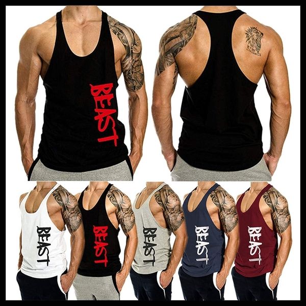 men' tank for men gym racerback t bodybuilding stringer tank y singlet sleeveless workout tank 230721, White;black
men' tank for men gym racerback t bodybuilding stringer tank y singlet sleeveless workout tank 230721, White;black