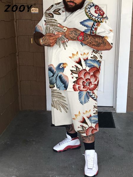 men s tracksuits zooy 2 piece sets men suit oversized 8xl 200cm bust plus size short sleeve t shirt and shorts summer print custom 230721, Gray
men s tracksuits zooy 2 piece sets men suit oversized 8xl 200cm bust plus size short sleeve t shirt and shorts summer print custom 230721, Gray