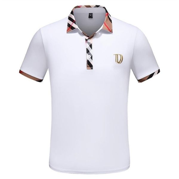 designer's new men's short-sleeved polo men's pure cotton t-shirt on the trend clothes anti-wrinkle breathable lapel commerci, White;black
designer's new men's short-sleeved polo men's pure cotton t-shirt on the trend clothes anti-wrinkle breathable lapel commerci, White;black