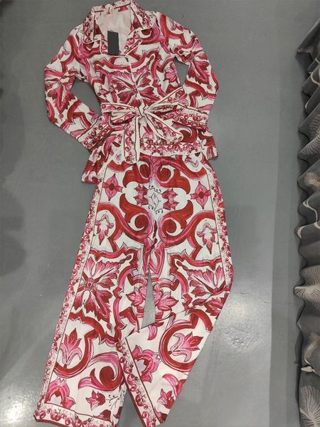 womens two piece pants retro printed lapel shirt fashion blousehigh waist wideleg pants twopiece leisure holiday style twopiece womens dress, White
womens two piece pants retro printed lapel shirt fashion blousehigh waist wideleg pants twopiece leisure holiday style twopiece womens dress, White