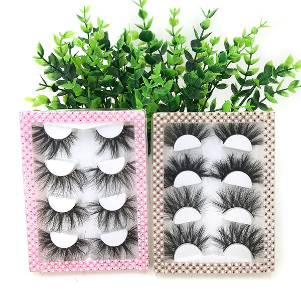 4pairs lashes book 25mm soft 100% real mink eyelashes with pink pearl customized eyelashes packaging box
4pairs lashes book 25mm soft 100% real mink eyelashes with pink pearl customized eyelashes packaging box