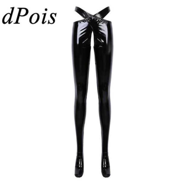 womens wetlook patent leather crotchless lingerie open crotch trousers erotic pants with waistband night roleplay nightwear w2204389, Black;pink
womens wetlook patent leather crotchless lingerie open crotch trousers erotic pants with waistband night roleplay nightwear w2204389, Black;pink