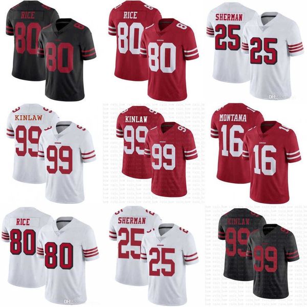 2023 football jerseys men women san francisco''49ers''jersey 16 joe montana 80 jerry rice 99 javon kinlaw 25 richard she, Black;red
2023 football jerseys men women san francisco''49ers''jersey 16 joe montana 80 jerry rice 99 javon kinlaw 25 richard she, Black;red