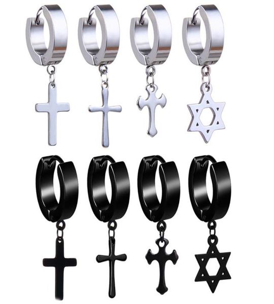 cross pentacle hoop earrings stainless steel pierced ear rings dangle chandelier fashion jewelry for men women will and sandy6393420, Silver
cross pentacle hoop earrings stainless steel pierced ear rings dangle chandelier fashion jewelry for men women will and sandy6393420, Silver