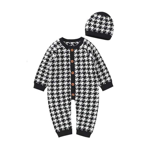 rompers born baby romper cotton knitted infant girls playsuit hat 2pcs toddler boys kids clothing long sleeve autumn houndstooth set 230720, Blue
rompers born baby romper cotton knitted infant girls playsuit hat 2pcs toddler boys kids clothing long sleeve autumn houndstooth set 230720, Blue