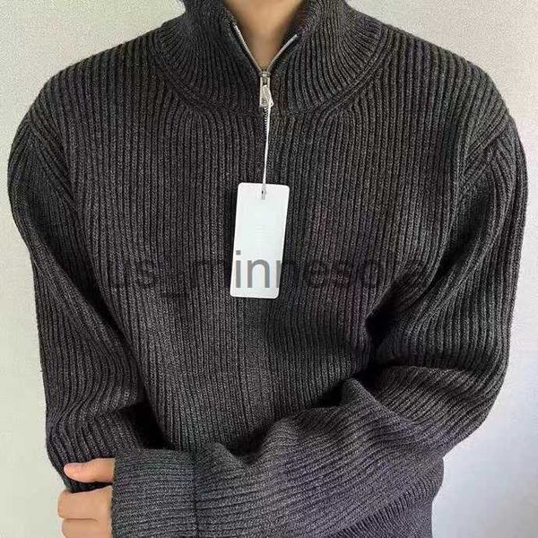 men's sweaters new arrival style original magera 19 zipper high neck cardigan coat os casual simple loose knit sweaters for men j230721, White;black
men's sweaters new arrival style original magera 19 zipper high neck cardigan coat os casual simple loose knit sweaters for men j230721, White;black