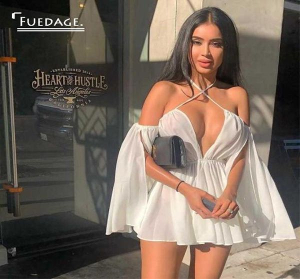 fuedage summer chiffon white dress women spaghetti strap v neck mini dresses backless ruffles club party dress vestidos5742796, Black;gray
fuedage summer chiffon white dress women spaghetti strap v neck mini dresses backless ruffles club party dress vestidos5742796, Black;gray