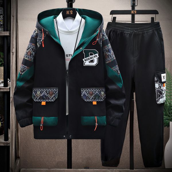 men's tracksuits men jacket tracksuit casual sports suit fashion spring 2023 two pieces set mens sportswear hooded pants 230720, Gray
men's tracksuits men jacket tracksuit casual sports suit fashion spring 2023 two pieces set mens sportswear hooded pants 230720, Gray