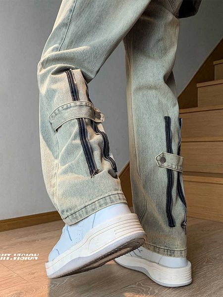 brand yellow mud jeans for men's summer thin and trendy ruffian handsome american style micro horn high street vibe spring and autumn s, Blue
brand yellow mud jeans for men's summer thin and trendy ruffian handsome american style micro horn high street vibe spring and autumn s, Blue