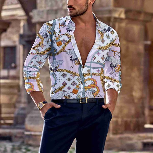 men's casual shirts spring summer fashion new long sleeve men shirt business leisure party street trend hawaiian harajuku brand chain 3, White;black
men's casual shirts spring summer fashion new long sleeve men shirt business leisure party street trend hawaiian harajuku brand chain 3, White;black