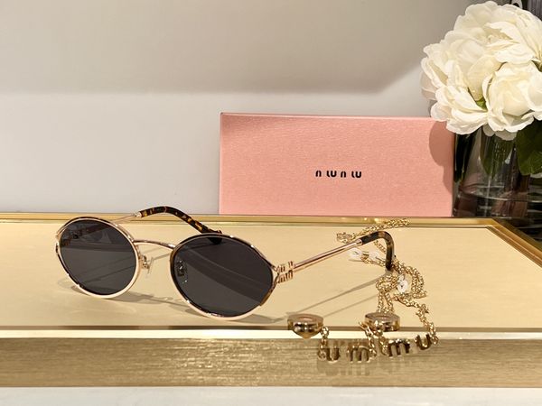 fashion miu sunglasses toswrdpar glasses sunglasses designer men's ladies brown case black metal frame dark 50mm lens, White;black
fashion miu sunglasses toswrdpar glasses sunglasses designer men's ladies brown case black metal frame dark 50mm lens, White;black