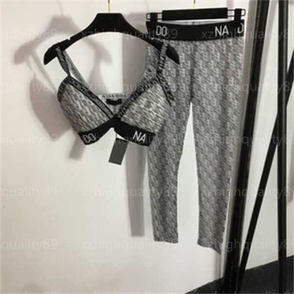summer womens tracksuit joggers designer women clothes yoga wear printed camisole bra vest underwear letter webbing stretchy bottoms 2 piece, Gray
summer womens tracksuit joggers designer women clothes yoga wear printed camisole bra vest underwear letter webbing stretchy bottoms 2 piece, Gray