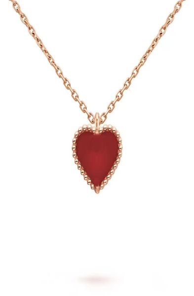 sweet heart pendant necklace designer jewelry love necklaces four leaf clover sterling silver rose gold red heartshaped necklace 8821498
sweet heart pendant necklace designer jewelry love necklaces four leaf clover sterling silver rose gold red heartshaped necklace 8821498