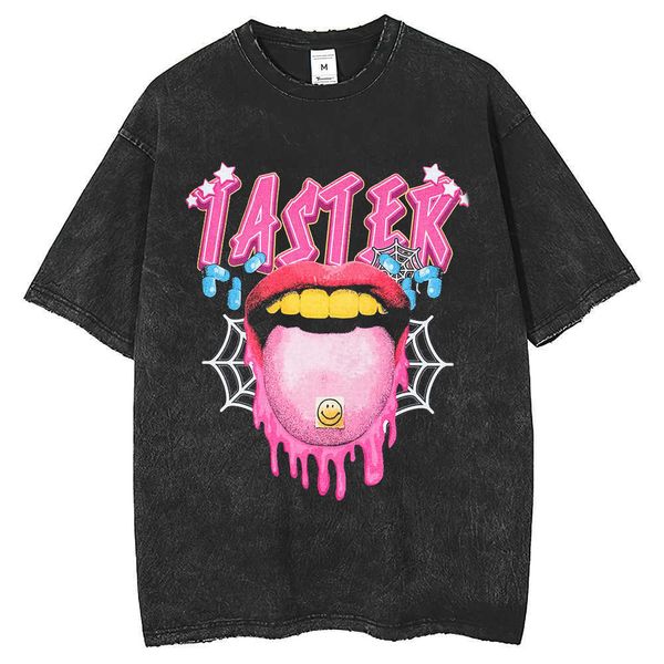summer fashion hip hop high street couple costume half sleeve funny big tongue printed short sleeve t-shirt, White;black
summer fashion hip hop high street couple costume half sleeve funny big tongue printed short sleeve t-shirt, White;black