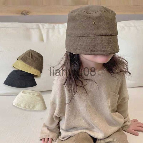 kids' sunblock kids japan style solid color simple bucket hat boys and girls casual allmatch fisherman cap x0809, Blue
kids' sunblock kids japan style solid color simple bucket hat boys and girls casual allmatch fisherman cap x0809, Blue