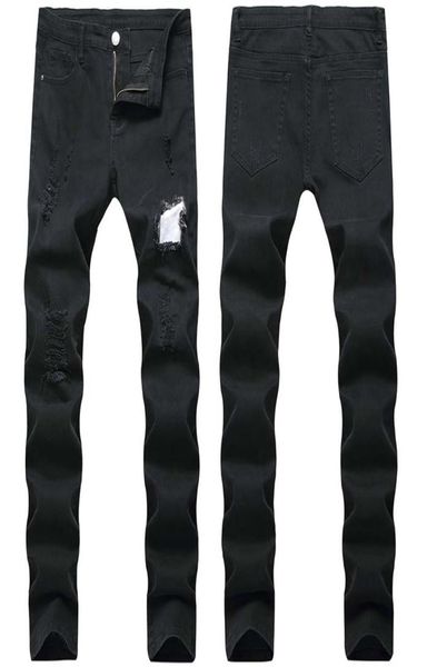 men casual jeans denim patchwork ripped knee holes jeans pencil pants elastic plus size 40 7215408, Blue
men casual jeans denim patchwork ripped knee holes jeans pencil pants elastic plus size 40 7215408, Blue