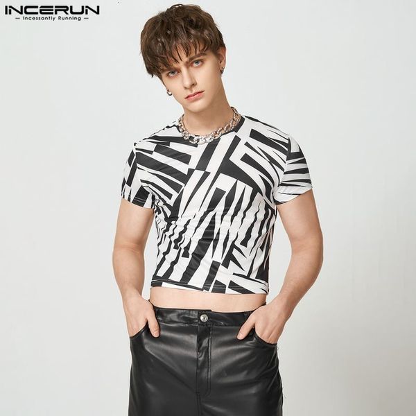 men's tshirts incerun men t shirt oneck printed oneck short sleeve streetwear fashion casual crop summer leisure camisetas s5xl 230720, White;black
men's tshirts incerun men t shirt oneck printed oneck short sleeve streetwear fashion casual crop summer leisure camisetas s5xl 230720, White;black