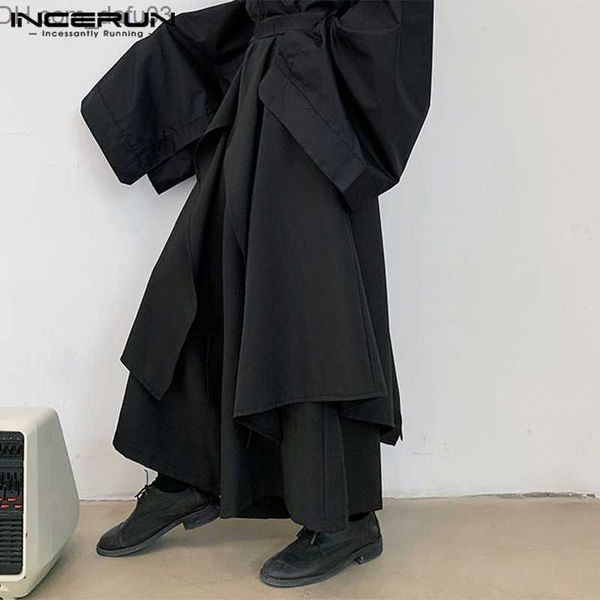 men's pants 2023 men's wide leg pants solid elastic waist irregular skier punk black jogger loose pants s-5xl 7 z230721
men's pants 2023 men's wide leg pants solid elastic waist irregular skier punk black jogger loose pants s-5xl 7 z230721
