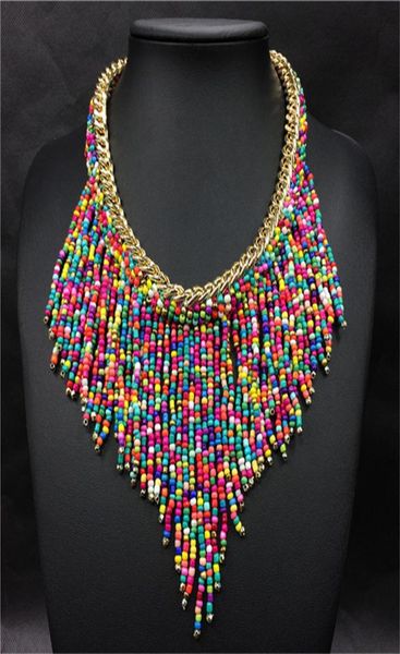 2020 bohemian necklaces fashion for women jewelry handwoven collier long tassel beads choker statement necklaces n203459952, Silver
2020 bohemian necklaces fashion for women jewelry handwoven collier long tassel beads choker statement necklaces n203459952, Silver