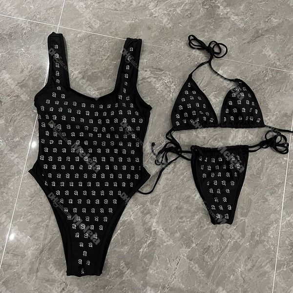 women swimsuit one piece monokini for ladies rhinestone letter swimwear beach bandage bikinis, Black
women swimsuit one piece monokini for ladies rhinestone letter swimwear beach bandage bikinis, Black