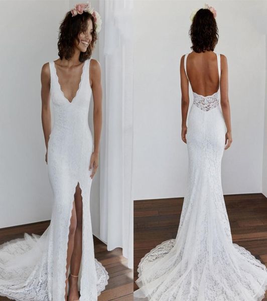 beach mermaid wedding dresses 2022 vneck backless front slit full lace bohemian summer holiday bridal dress vestidos de novi2232929, White
beach mermaid wedding dresses 2022 vneck backless front slit full lace bohemian summer holiday bridal dress vestidos de novi2232929, White
