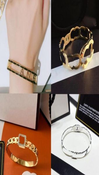 20style new fashionable bracelets women bangle luxury designer jewelry crystal 18k gold plated stainless steel lovers gift bangles1000355, Black
20style new fashionable bracelets women bangle luxury designer jewelry crystal 18k gold plated stainless steel lovers gift bangles1000355, Black