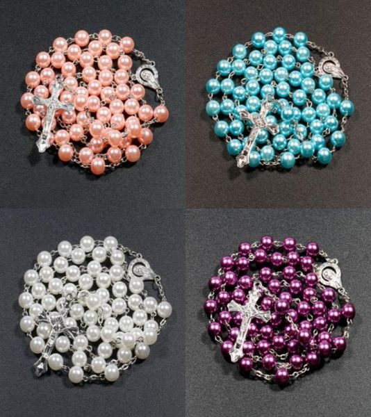 7 colors religious catholic rosary necklaces jesus cross pendant long 8mm bead chains for women men christian jewelry gift 88 k24901679, Silver
7 colors religious catholic rosary necklaces jesus cross pendant long 8mm bead chains for women men christian jewelry gift 88 k24901679, Silver