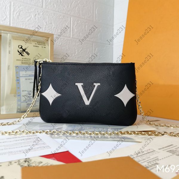 7a quality designer bag womens genuine leather mini double zip pochette chains bag purse shoulder bags crossbody bag tote bag handbags walle, Red;black
7a quality designer bag womens genuine leather mini double zip pochette chains bag purse shoulder bags crossbody bag tote bag handbags walle, Red;black