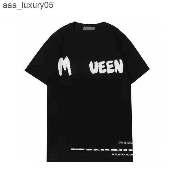 t shirt designer for men womens shirts fashion mcqueen alexander¡mcqueen¡tshirt with letters casual summer mc queens short sleev, White;black
t shirt designer for men womens shirts fashion mcqueen alexander¡mcqueen¡tshirt with letters casual summer mc queens short sleev, White;black