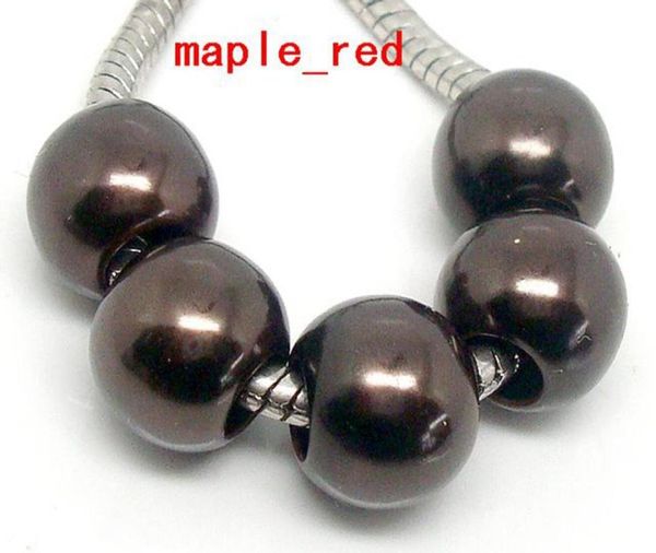 100pcs deep coffee pimitation pearl charms for jewelry making loose european big hole acrylic beads fit european bracelet low pric8352071, Black
100pcs deep coffee pimitation pearl charms for jewelry making loose european big hole acrylic beads fit european bracelet low pric8352071, Black
