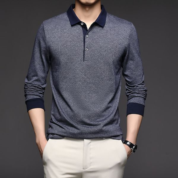 mens polos fashion brand pure polo shirt solid color casual designer long sleeve 230720, White;black
mens polos fashion brand pure polo shirt solid color casual designer long sleeve 230720, White;black