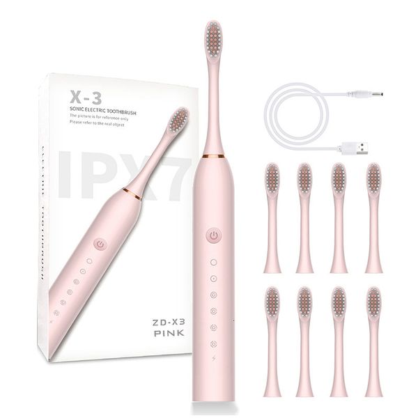 toothbrush electric ultrasonic toothbrush 4 head intelligent ultrasonic tooth whitening 6-mode usb charger charging toothbrush 230720
toothbrush electric ultrasonic toothbrush 4 head intelligent ultrasonic tooth whitening 6-mode usb charger charging toothbrush 230720