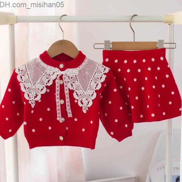 clothing sets clothing sets infant fall winter girls clothes set lace dot knitwear kids children outfits shirt + skirt suits for born knitte, White
clothing sets clothing sets infant fall winter girls clothes set lace dot knitwear kids children outfits shirt + skirt suits for born knitte, White