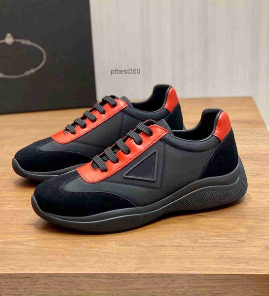 fabric pradly men famous sneakers brands leather americas e cup shoe runner patent sports technical shoes man embossed flexible rubber sole, Black
fabric pradly men famous sneakers brands leather americas e cup shoe runner patent sports technical shoes man embossed flexible rubber sole, Black