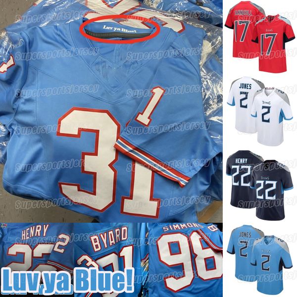"tennessees" new oiler "titans" football jerseys derrick henry treylon burks julio jones steve mcnair kevin byard aj bro, Black;red
"tennessees" new oiler "titans" football jerseys derrick henry treylon burks julio jones steve mcnair kevin byard aj bro, Black;red