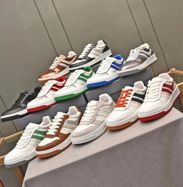 designer casual shoes h630 sneakers man summer fashion smooth calfskin stitched suede leather sneakers size 38-45, Black
designer casual shoes h630 sneakers man summer fashion smooth calfskin stitched suede leather sneakers size 38-45, Black